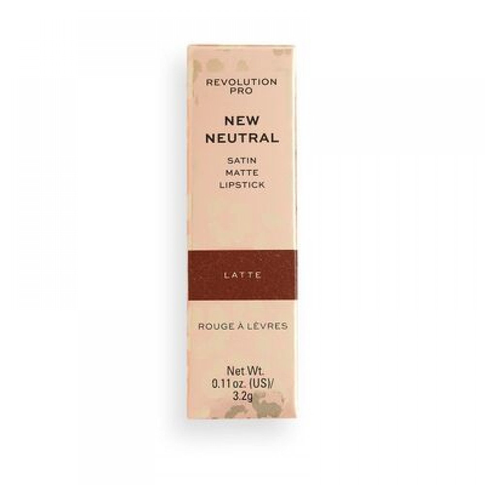 Revolution Pro New Neutrals Blushed Satin Matte Lipstick Latte MAKEUP