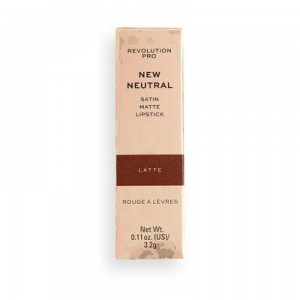 Revolution Pro New Neutrals Blushed Satin Matte Lipstick Latte MAKEUP