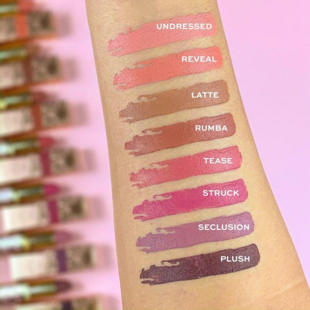 Revolution Pro New Neutrals Blushed Satin Matte Lipstick Tease MAKEUP