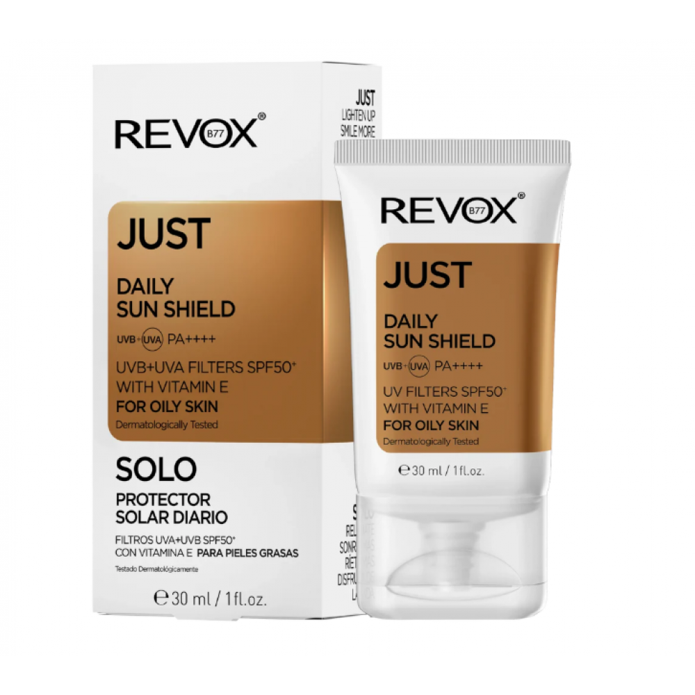 Revox B77 Just Daily Sun Shield Cream For Oily Skin Αντηλιακό για Λιπαρό Δέρμα 30ml Περιποίηση Προσώπου