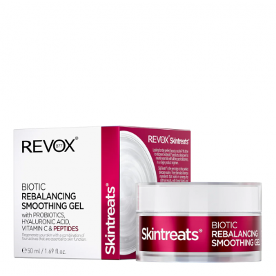 Revox B77 Skintreats Biotic Rebalancing Smoothing Gel προσώπου με Υαλουρονικό Οξύ Βιταμίνη C και Πεπτίδια 50ml