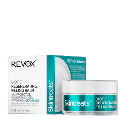 Revox B77 Skintreats Biotic Regenerating Filling Balm προσώπου για Ενυδάτωση και Ανάπλαση με Υαλουρονικό Οξύ και Βιταμίνη C 50m