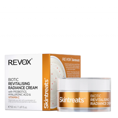 Revox B77 Skintreats Biotic Revitalising Radiance Cream Κρέμα προσώπου με υαλουρονικό οξύ και βιταμίνη C 50ml