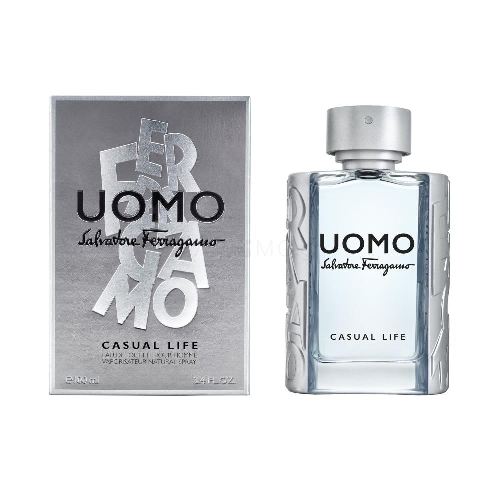Salvatore Ferragamo Uomo Casual Life Men Eau De Toilette Spray 100ml PERFUMES
