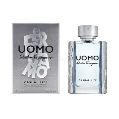 Salvatore Ferragamo Uomo Casual Life Men Eau De Toilette Spray 100ml