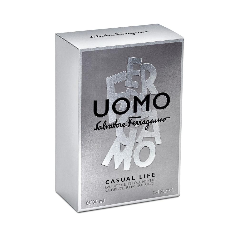 Salvatore Ferragamo Uomo Casual Life Men Eau De Toilette Spray 100ml PERFUMES