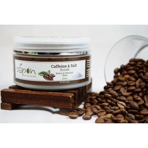 Sapon Caffeine & Salt Scrub Detox & Smooth Skin 200ml Προϊόντα  περιποίησης σώματος