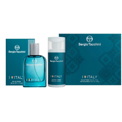 Sergio Tacchini I Love Italy Man Gift Set 50ml EDT και 100ml After Shave Balm