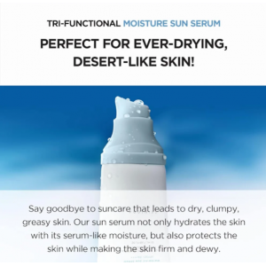 Skin1004 Hyalu-cica Water-Fit Sun serum SPF50+ PA++++ 50ml  SKINCARE