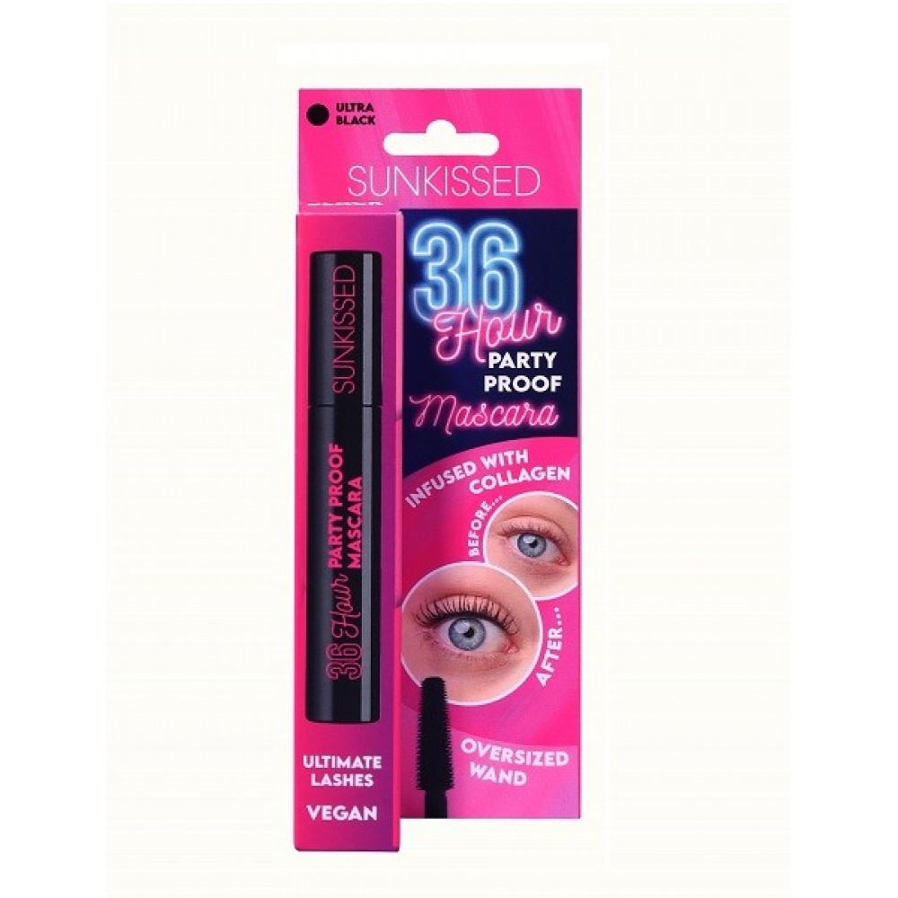 Sunkissed 36 Hour Party Proof Mascara Ultra Black 12ml MAKEUP