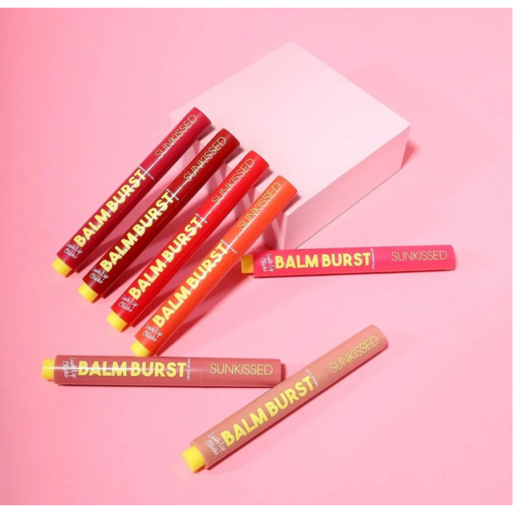 Sunkissed Balm Burst Lush Lip Clicks Gift Set 7 Pack Hydrating Lip Balm (7x2g) MAKEUP