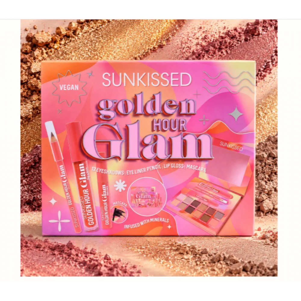 Sunkissed Golden Hour Glam Set MAKEUP