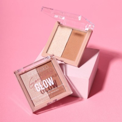 Sunkissed Gorgeous Glow Highligher And Bronzer Palette (10g)