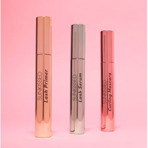 Sunkissed Lash Heaven Care Gift Set 3 Pack Trio Serum, Primer and Curling Mascara (3x10ml) MAKEUP