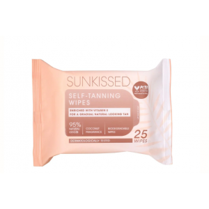Sunkissed Self-Tanning Wipes Face and Body (25 Pcs) BODY CARE