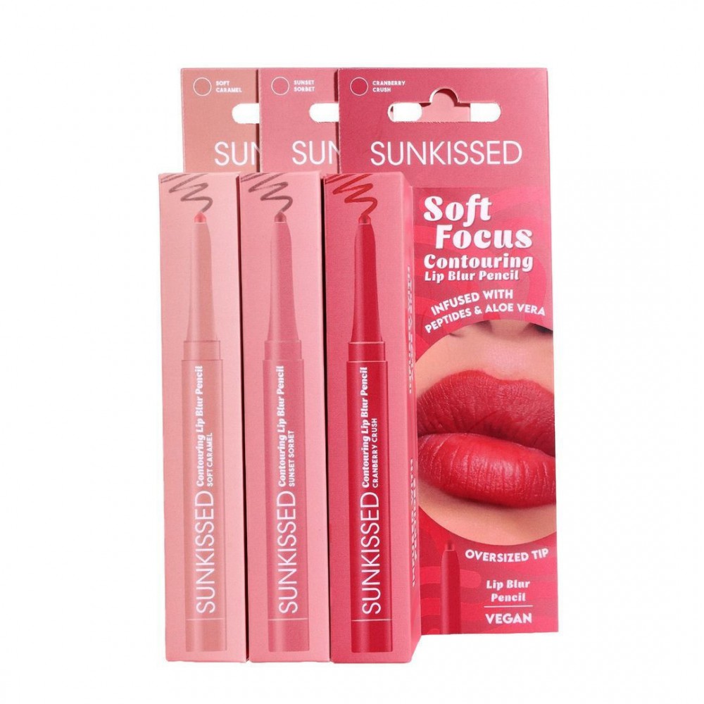 Sunkissed Soft Focus Contouring Lip Blur Pencil Cranberry Crush Shade (0.8g) MAKEUP