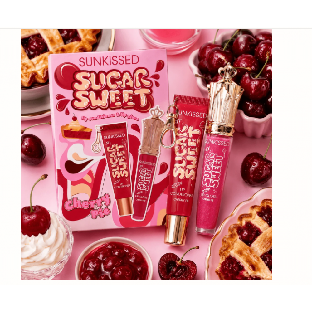 Sunkissed Sugar Sweet Lip Gloss and Conditioner Cherry Pie MAKEUP