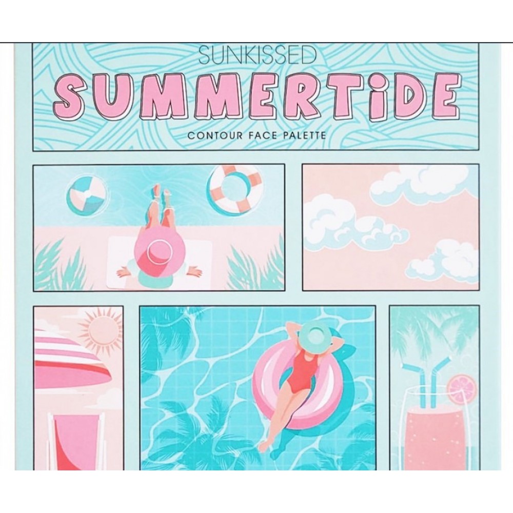 Sunkissed Summertide Contour Face Palette (26g) MAKEUP