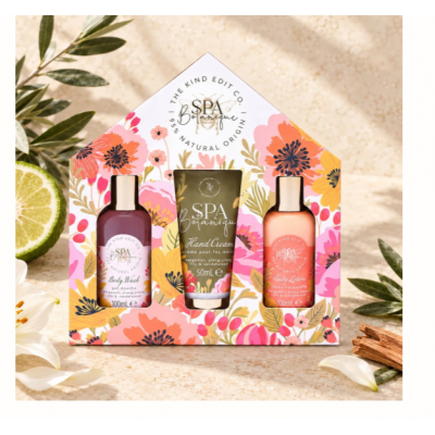 The Kind Edit Co. Spa Botanique Blissful Bathe Gift Set 250ml