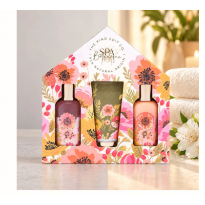 The Kind Edit Co. Spa Botanique Blissful Bathe Gift Set 250ml