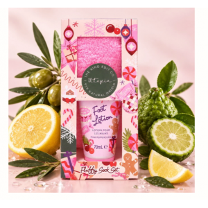 The Kind Edit Co. Utopia Fluffy Sock Set Floral Sandalwood 50ml ΣΕΤ ΔΩΡΟΥ