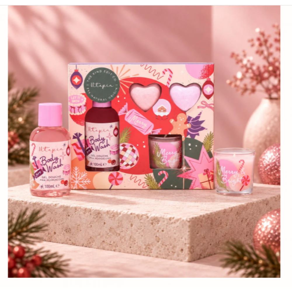 The Kind Edit Co. Utopia Relax and Bathe Gift Set BODY CARE