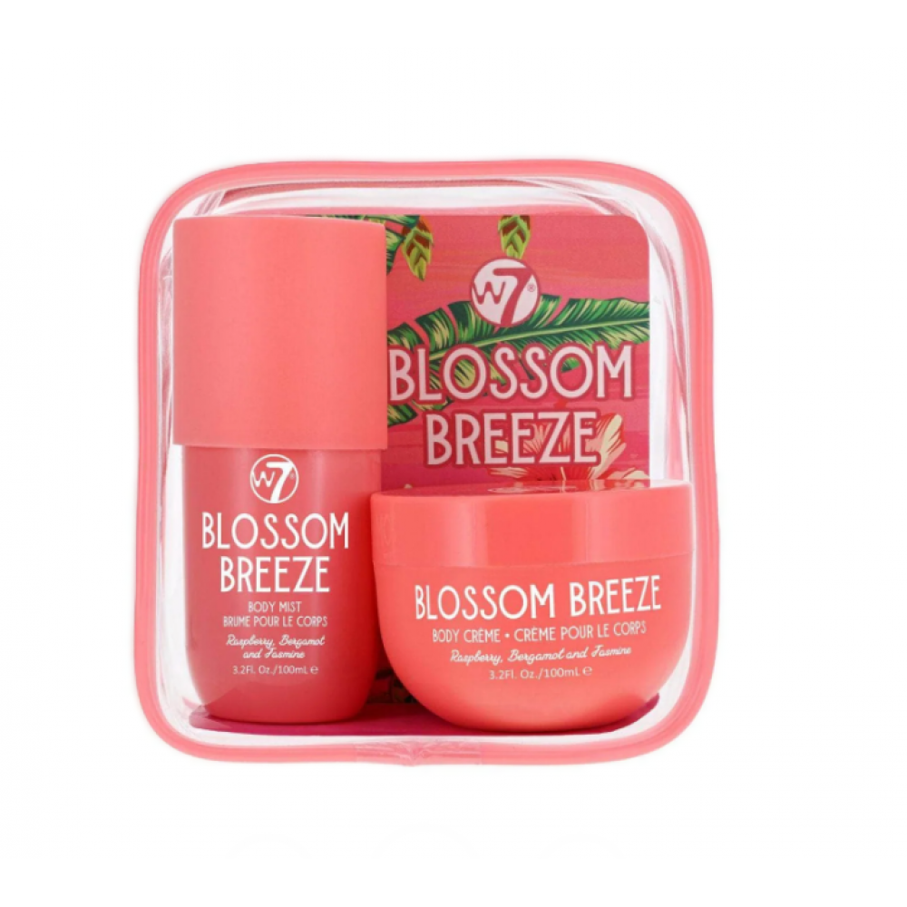 W7 Body Mist and Body Cream Travel Set Blossom Breeze. BODY CARE