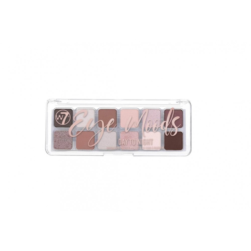 W7 Eye Moods Eyeshadow Palette – Day to Night Μακιγιάζ