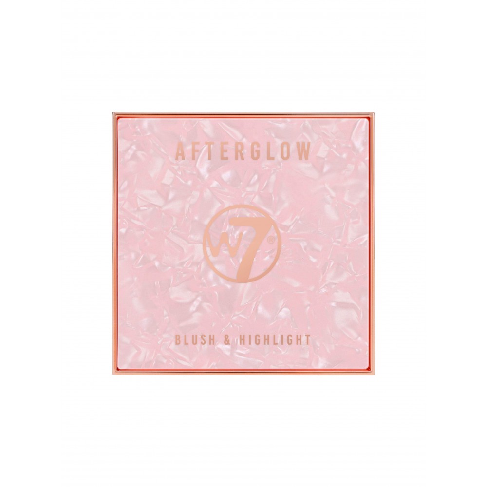 W7 Afterglow Blush and Highlight 2 σε 1 MAKEUP