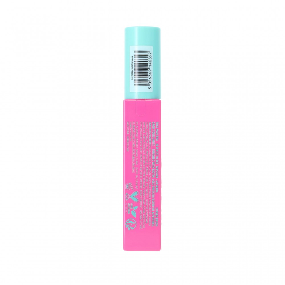 W7 Edgy Mascara με Καμπυλωτό Βουρτσάκι MAKEUP