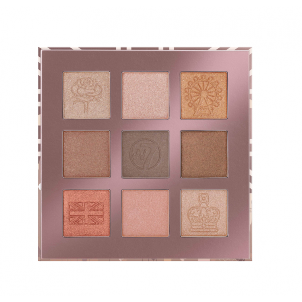 W7 Eyes of London Eyeshadow Palette Μακιγιάζ