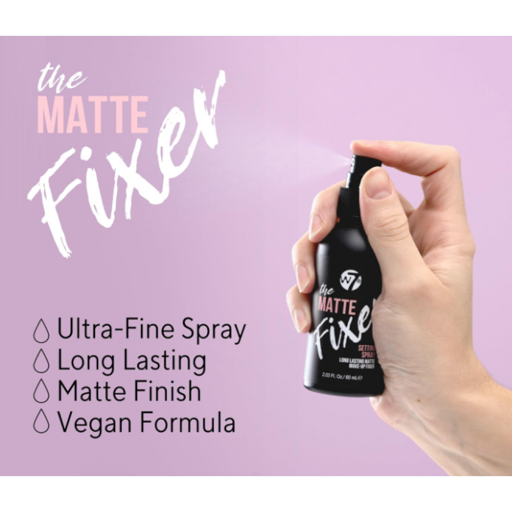W7 The Matte Fixer Setting Spray Μακιγιάζ