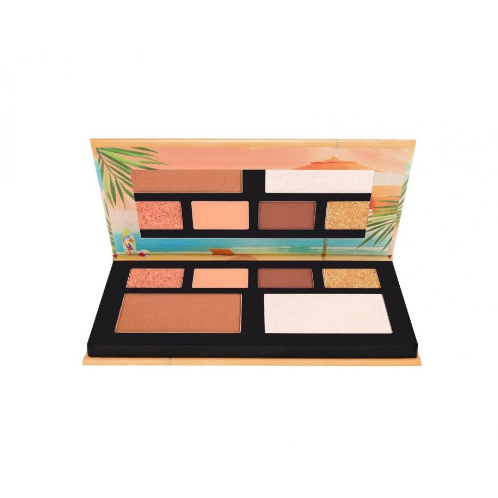 W7 Tropical Escape Face and Eye Palette – Golden Gaze L M Μακιγιάζ