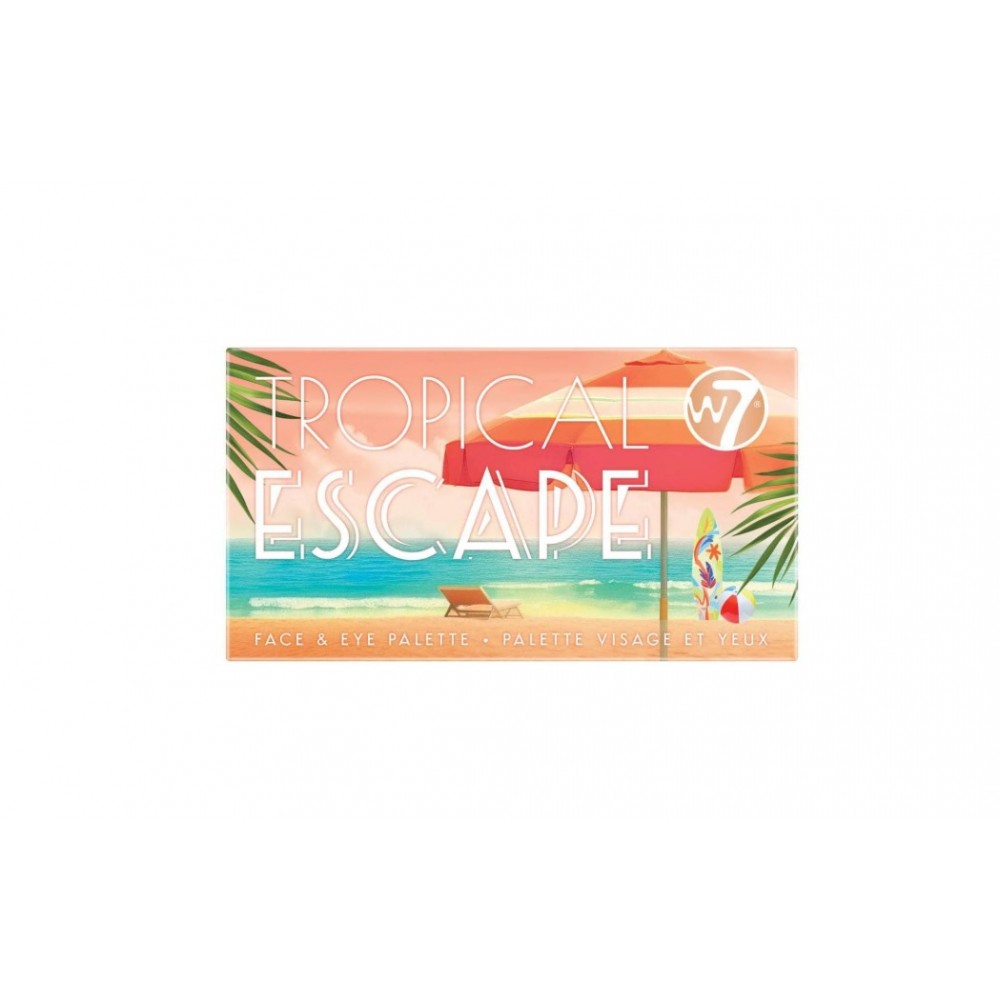 W7 Tropical Escape Face and Eye Palette – Golden Gaze L M Μακιγιάζ