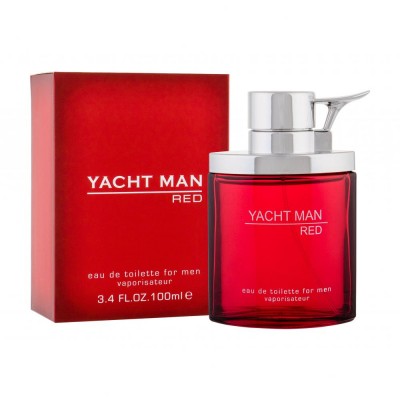 Yatchman Red Men Eau De Toilette Spray 100ml