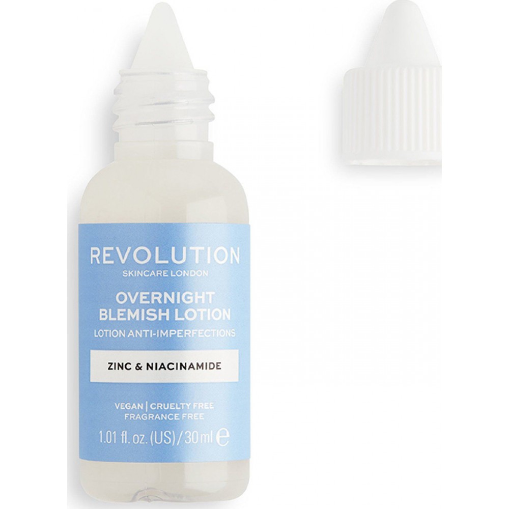 Revolution Skincare Overnight Blemish Lotion Ζinc and Niacinamide  SKINCARE