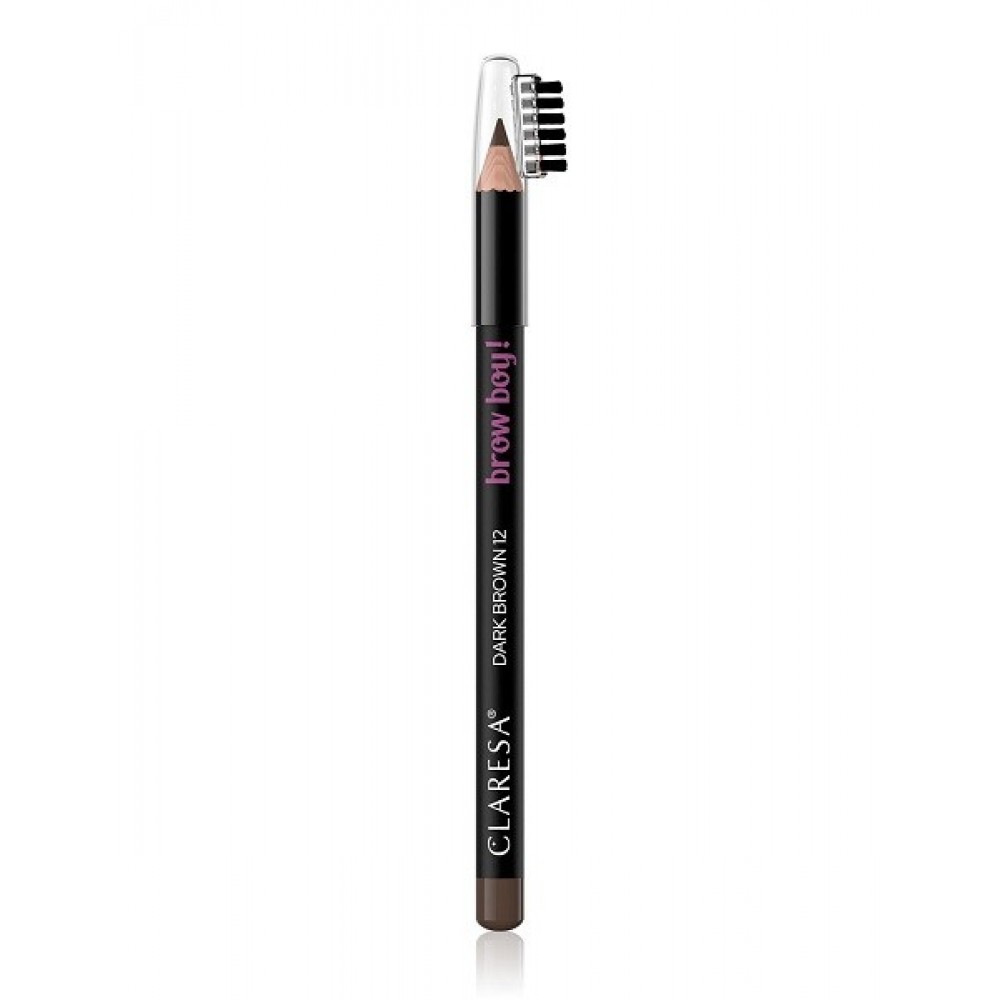 Claresa Brow Boy! Long Lasting Eyebrow Pencil No 12 Dark Brown MAKEUP