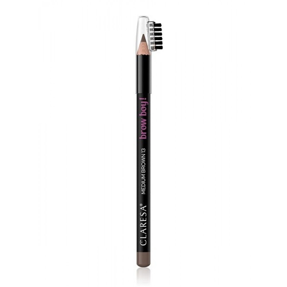 Claresa Brow Boy! Long Lasting Eyebrow Pencil No 13 Medium Brown MAKEUP