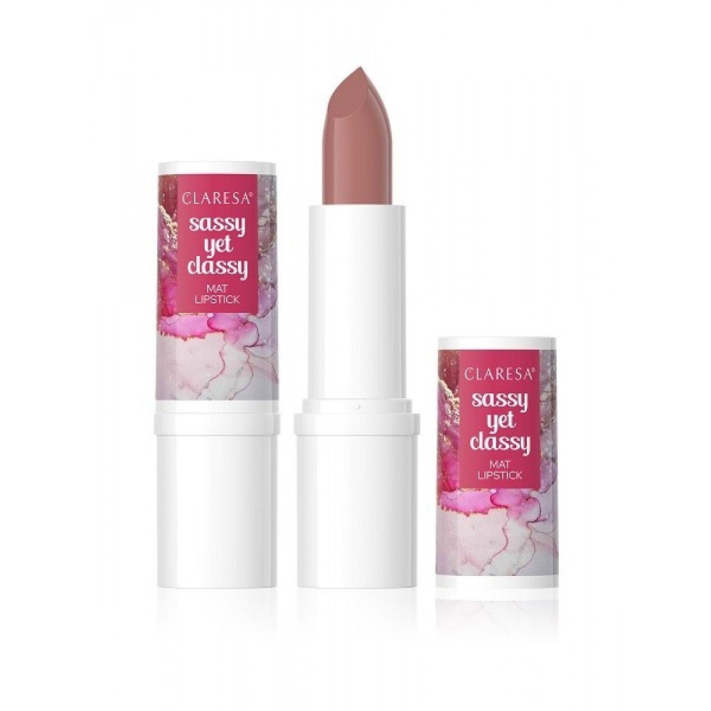 Claresa Sassy Yet Classy Matte Lipstick No 12 Groovy (4.2g) MAKEUP