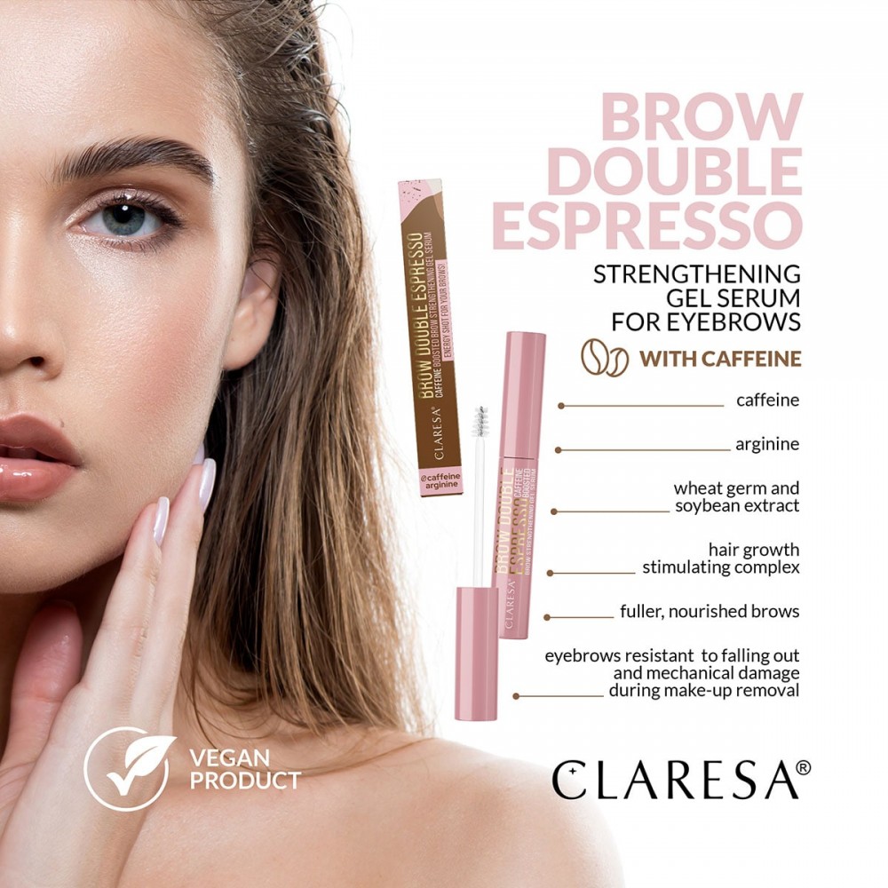Claresa Brow Double Espresso Brow Serum (6g) MAKEUP