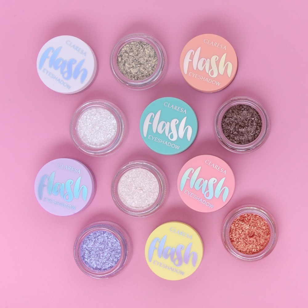 Claresa Flash Sparkling Eyeshadow No 04 Paradise City (3g) MAKEUP