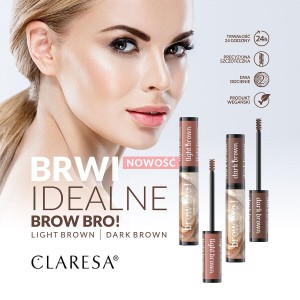 Claresa Brow Bro! Mascara No 02 Dark Brown (8ml) MAKEUP