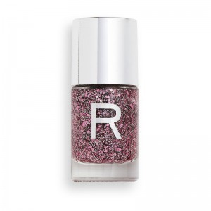 Makeup Revolution Glitter Crush Nail Polish Pink Dream Kiss Προϊόντα Νυχιών 