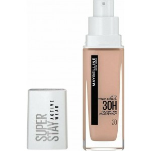Maybelline SuperStay Active Wear 30H Full Coverage Foundation No 20 Cameo (30ml) MAKEUP