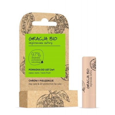 Gracja Bio Lip Balm 2 in 1 Noni Fruit Protects And Cares (5g)