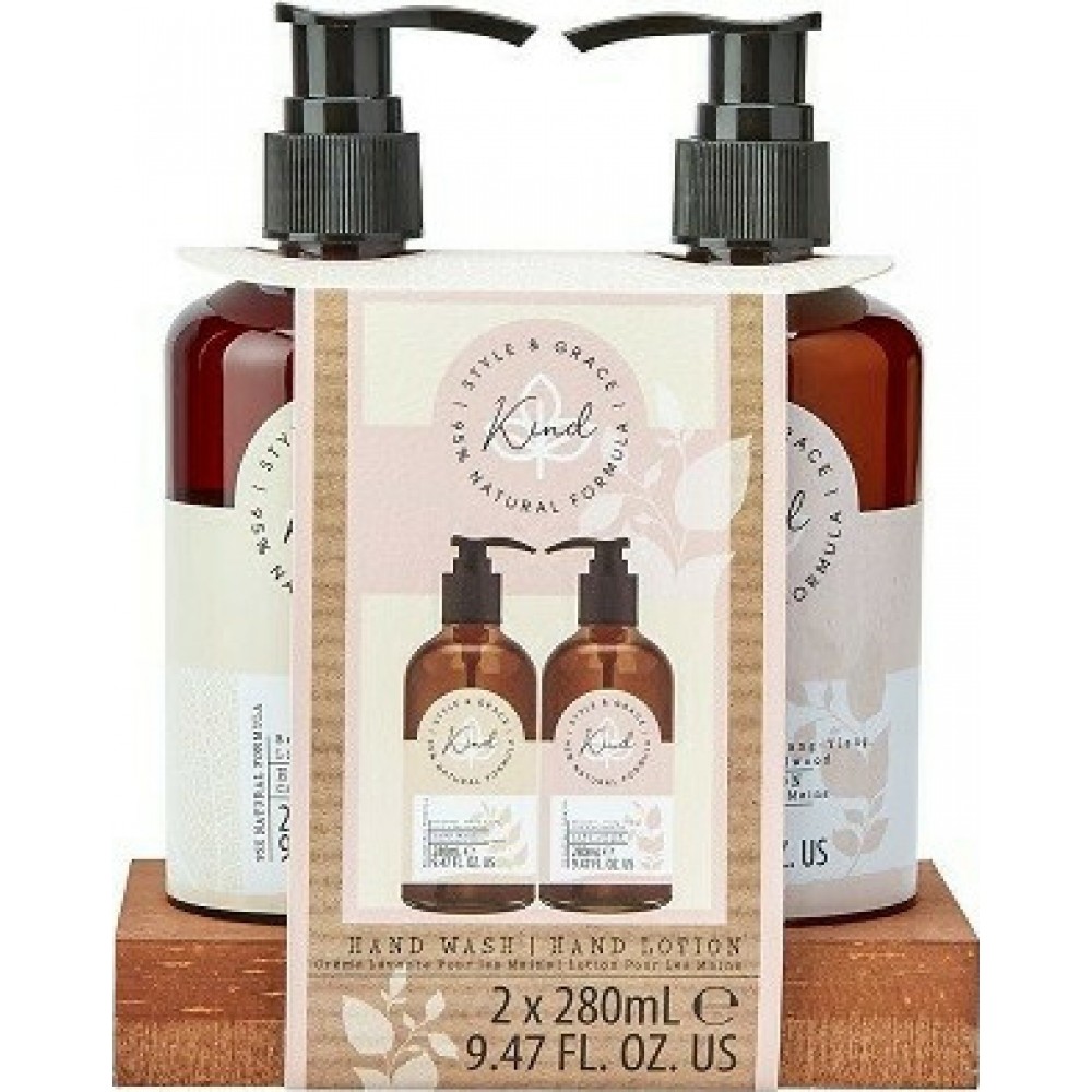 Style and Grace Kind Hand Wash Set 95% Natural Eco Packaging (560ml) BODY CARE