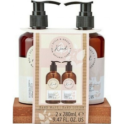 Style & Grace Kind Hand Wash Set 95% Natural Eco Packaging (560ml)