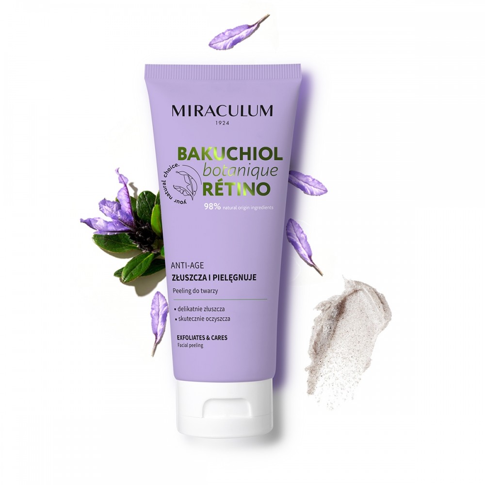Miraculum Bakuchiol Anti-Age Exfoliates and Cares Facial Peeling 100ml SKINCARE