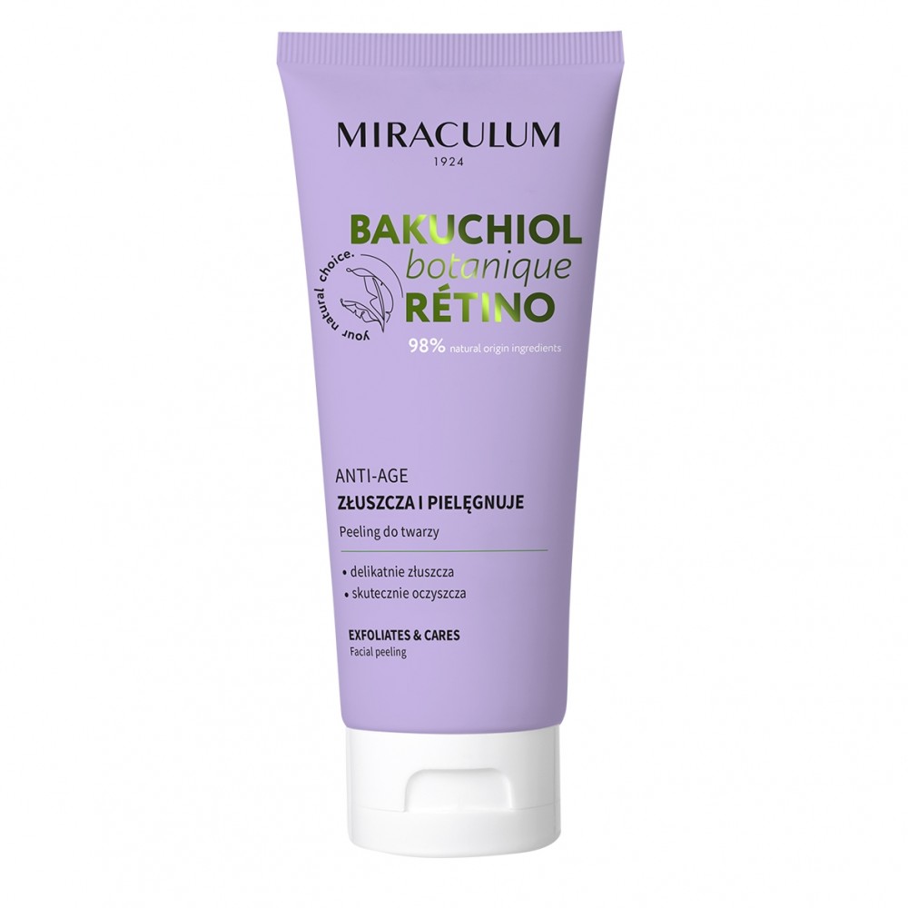 Miraculum Bakuchiol Anti-Age Exfoliates and Cares Facial Peeling 100ml SKINCARE