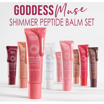 MUA Goddess Muse Shimmer Peptide Balm Set